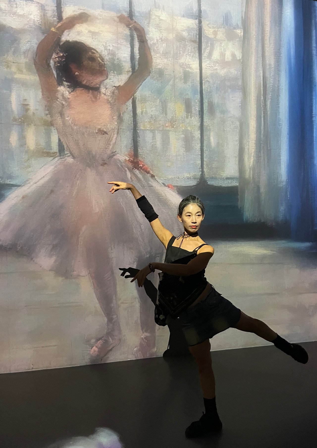 여행가서 발레하는 티내기