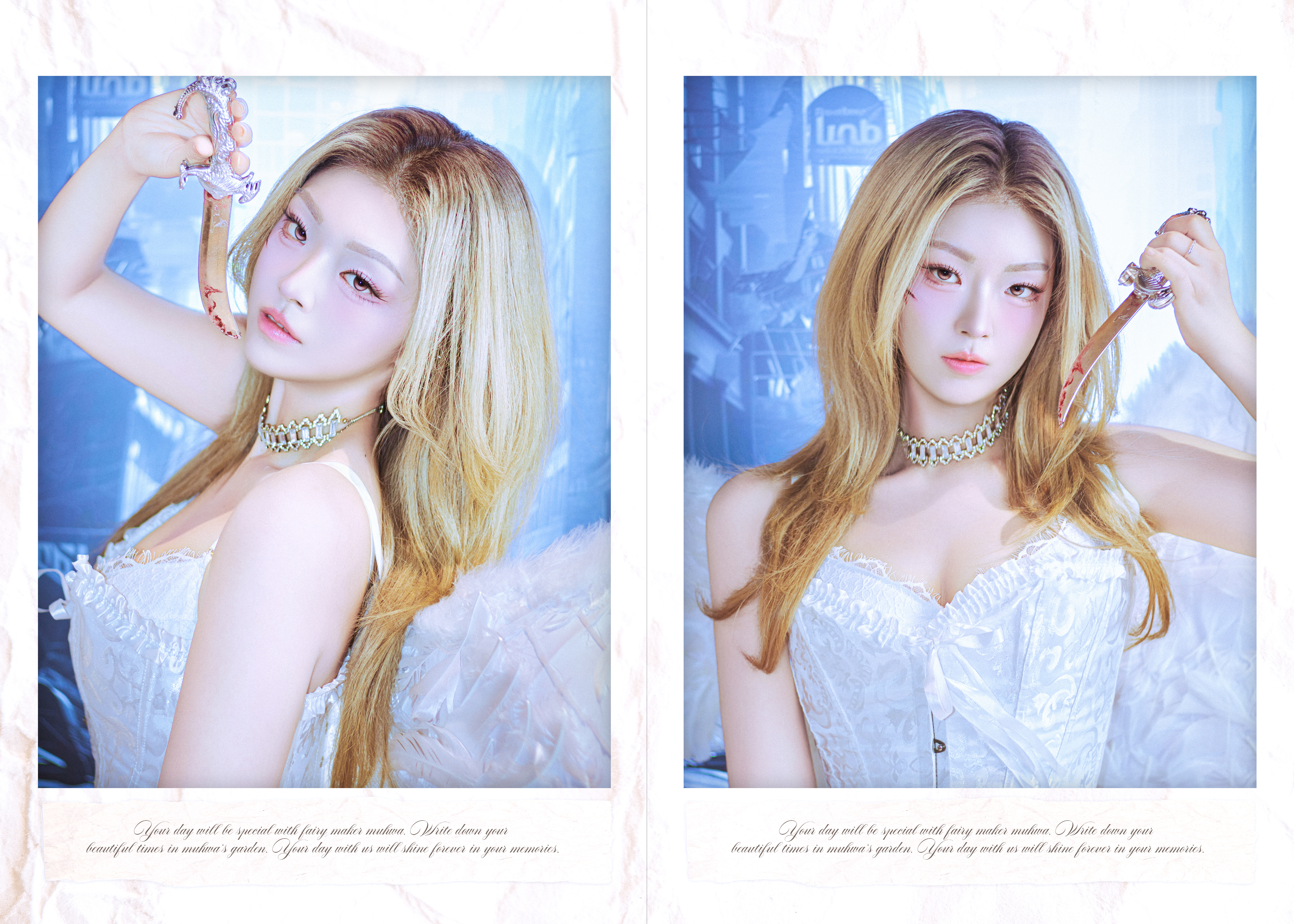 Halloween bloody angel