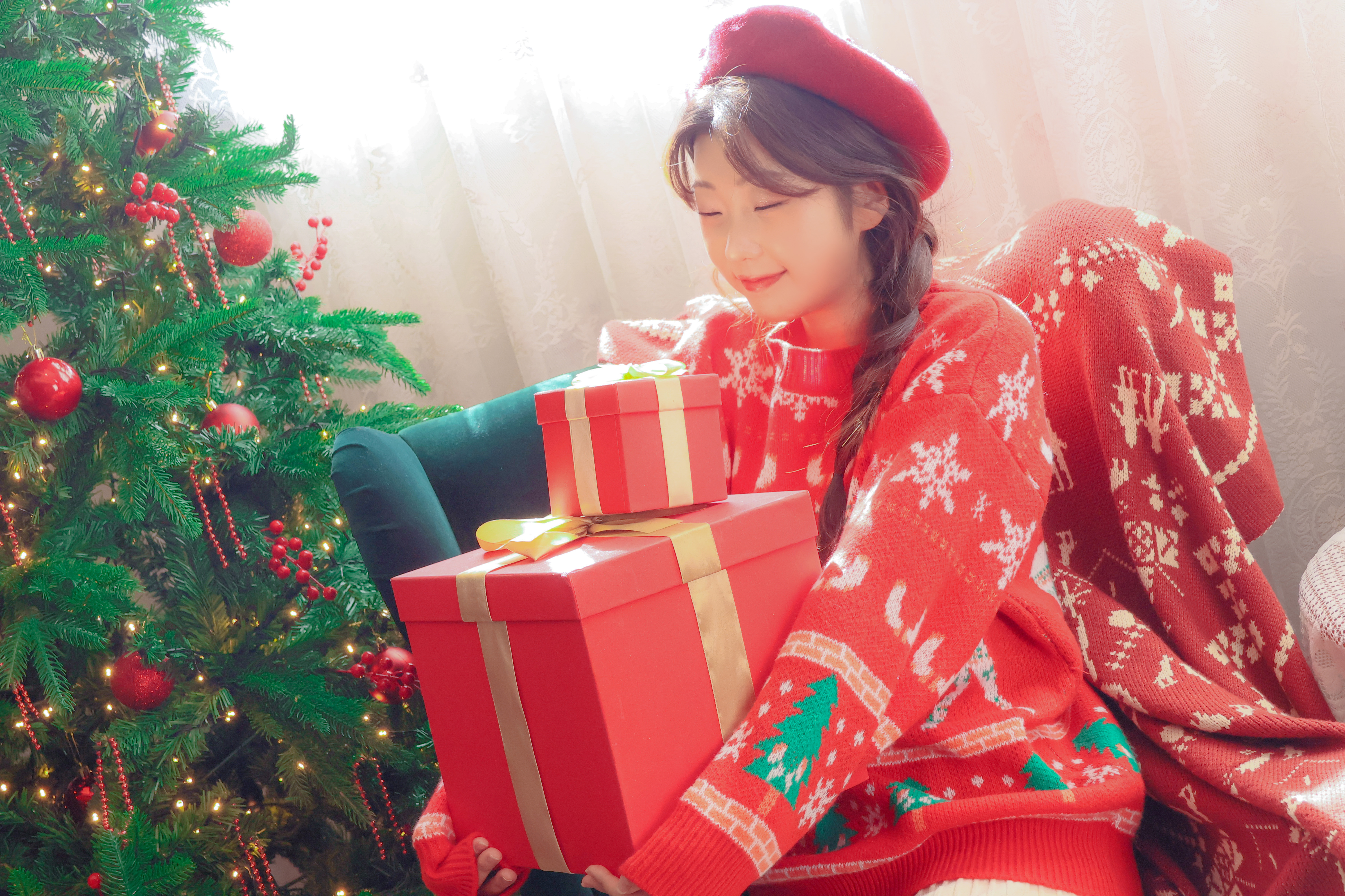 크리스마스 컨셉 촬영