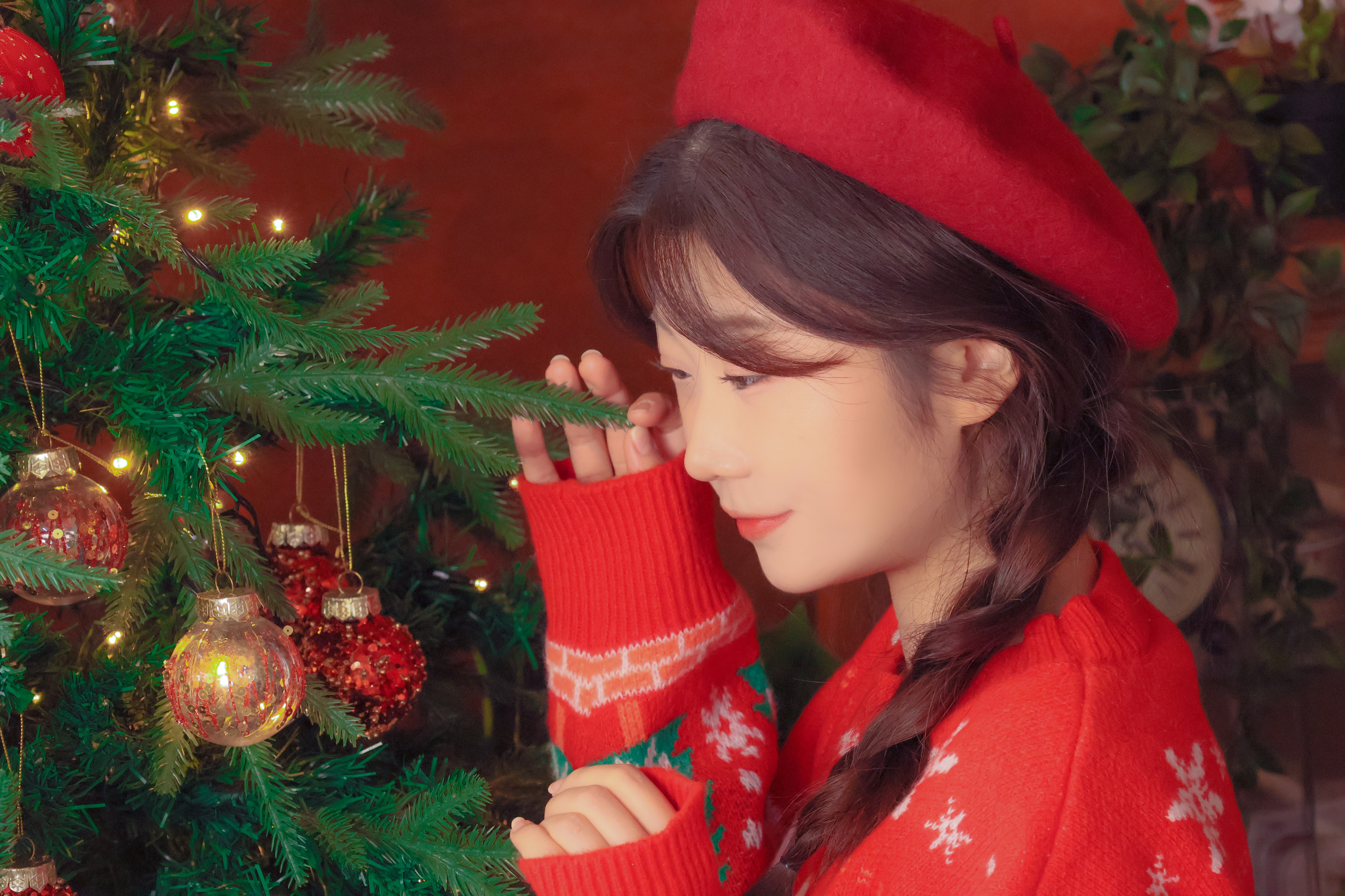 크리스마스 컨셉 촬영