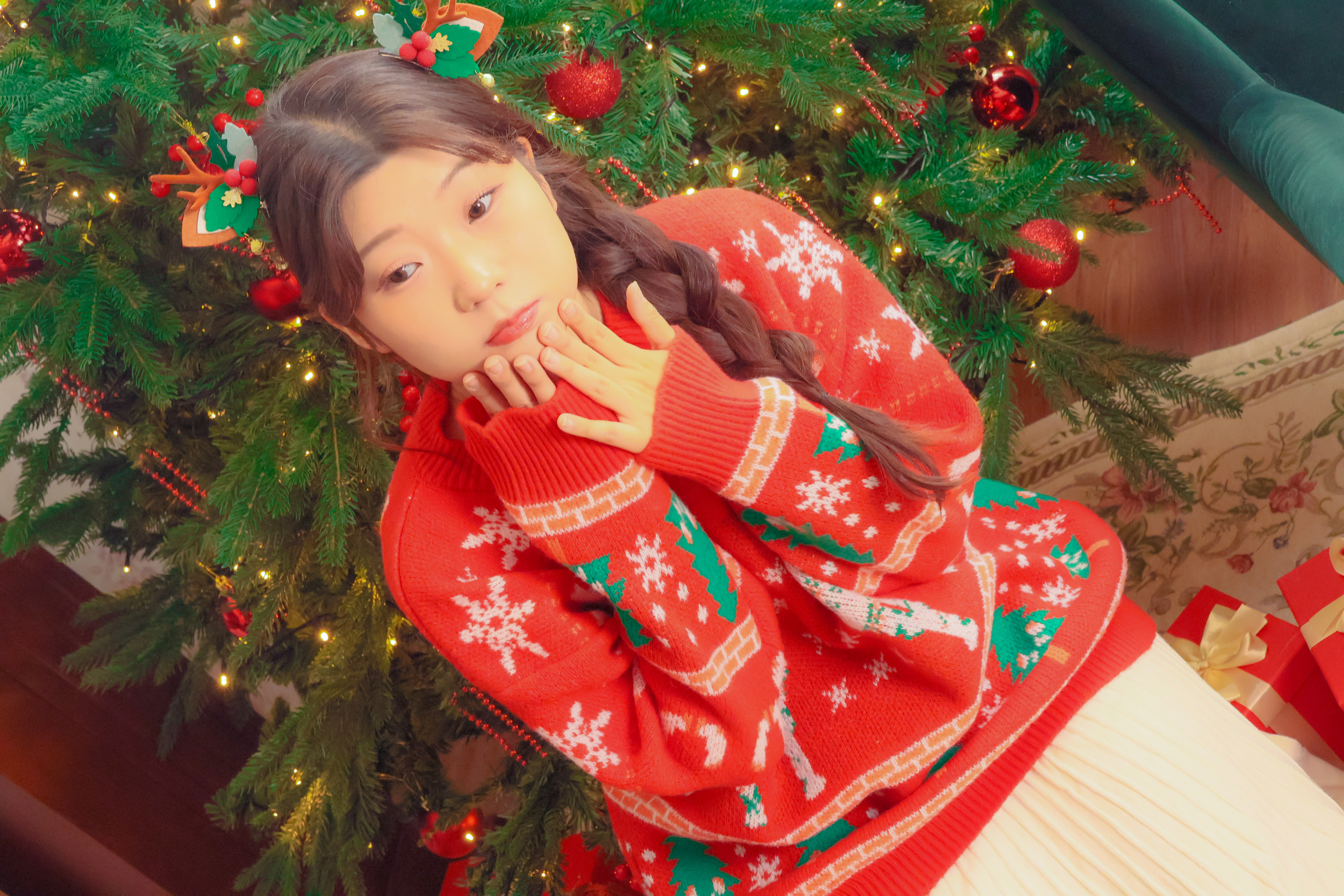 크리스마스 컨셉 촬영